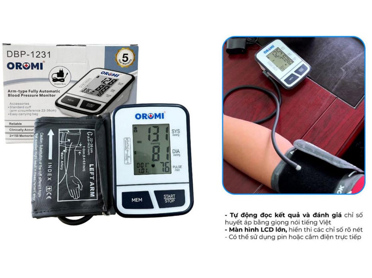 Bộ nhớ 120 lần đo để theo dõi sức khỏe lâu dài