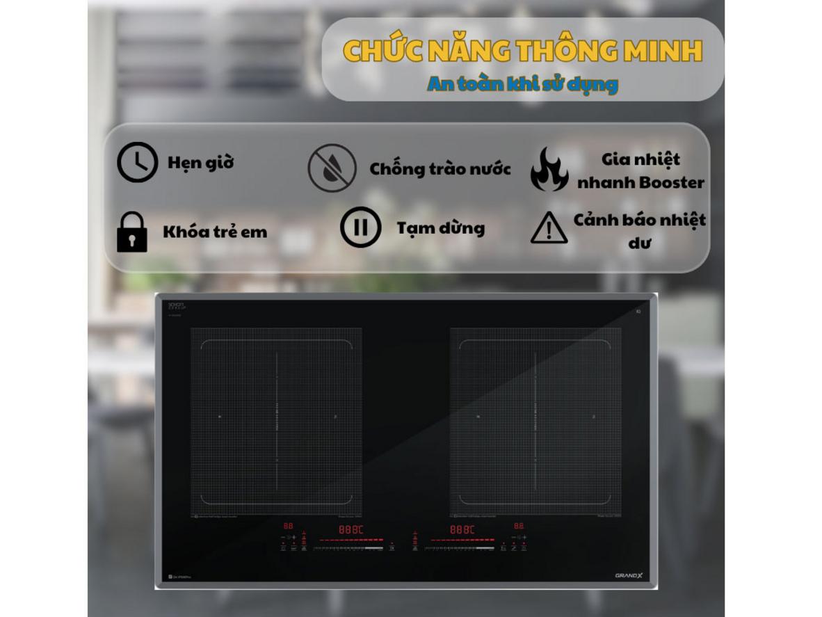 Booster 3000W cho tốc độ nấu vượt trội