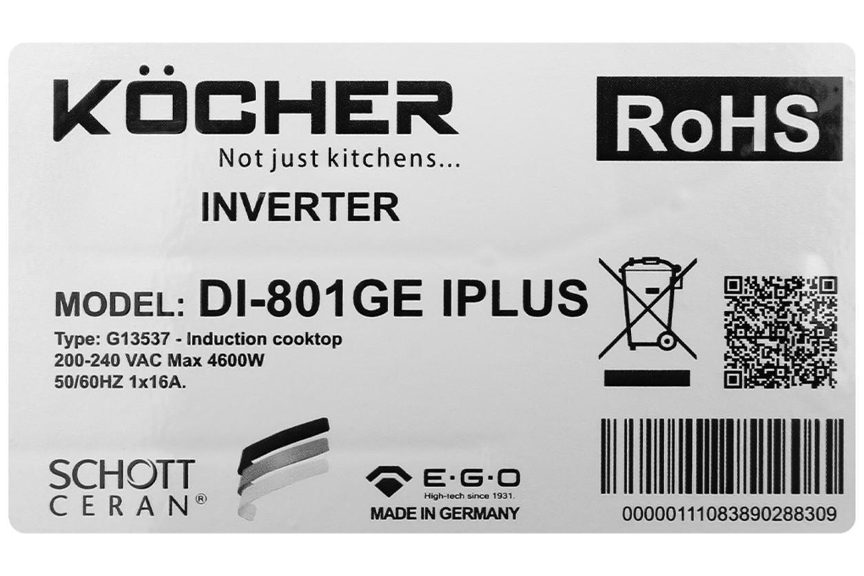 Booster 3400W và công suất mạnh giúp nấu nhanh vượt trội.