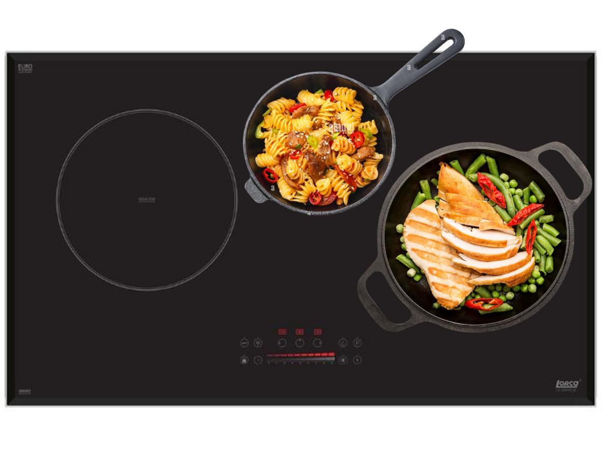 Booster hỗ trợ nấu nhanh, mặt kính dễ vệ sinh