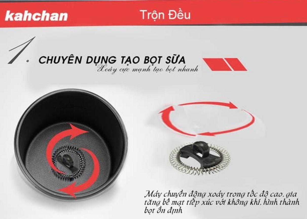 Tạo bọt sữa mịn cho nhiều loại đồ uống