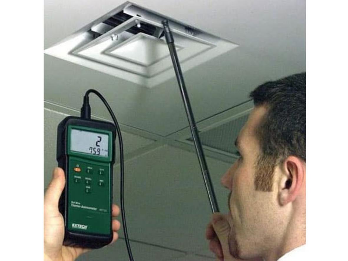 Cảm biến dây nóng giúp đo luồng khí thấp chính xác trong HVAC.