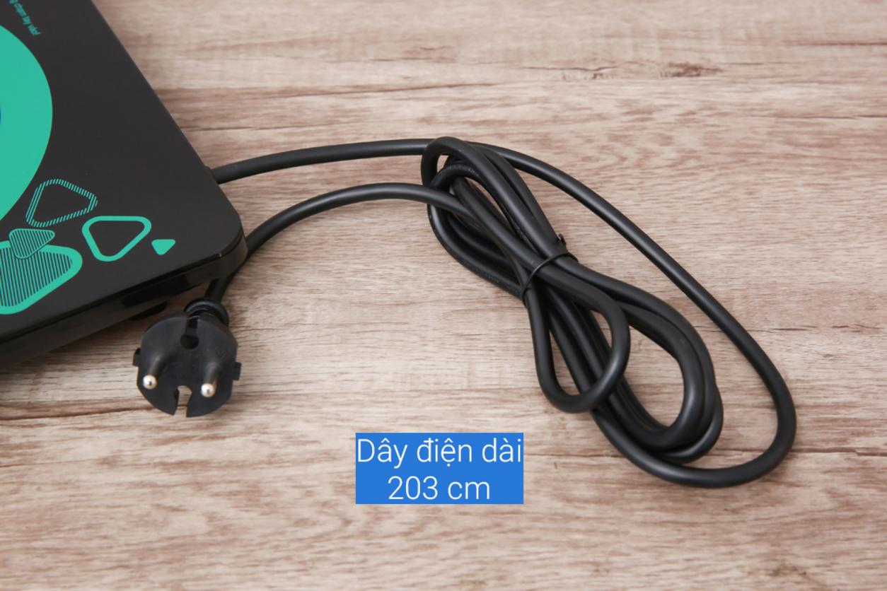 Cảm ứng tiếng Việt, hẹn giờ đến 3 tiếng, dễ thao tác.