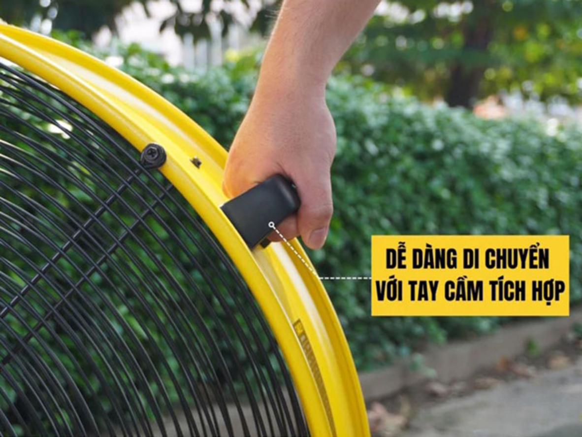 Cánh 30 inch / 76cm giúp lan tỏa luồng gió rộng hơn.