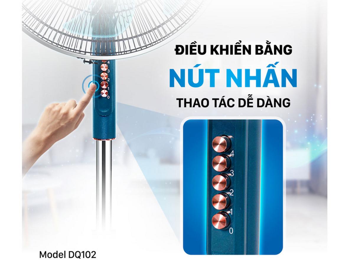 4 mức gió và chỉnh cao linh hoạt