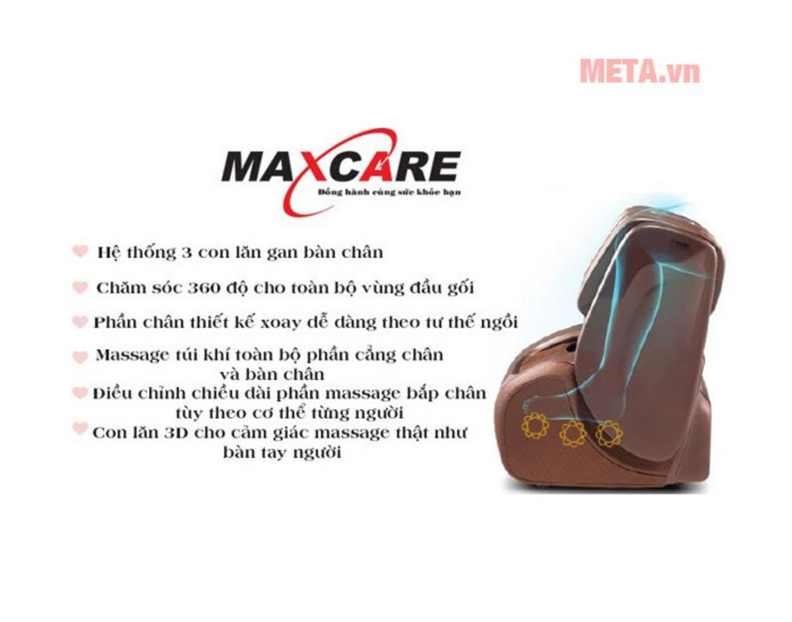Con lăn 3 trục kết hợp túi khí bắp chân
