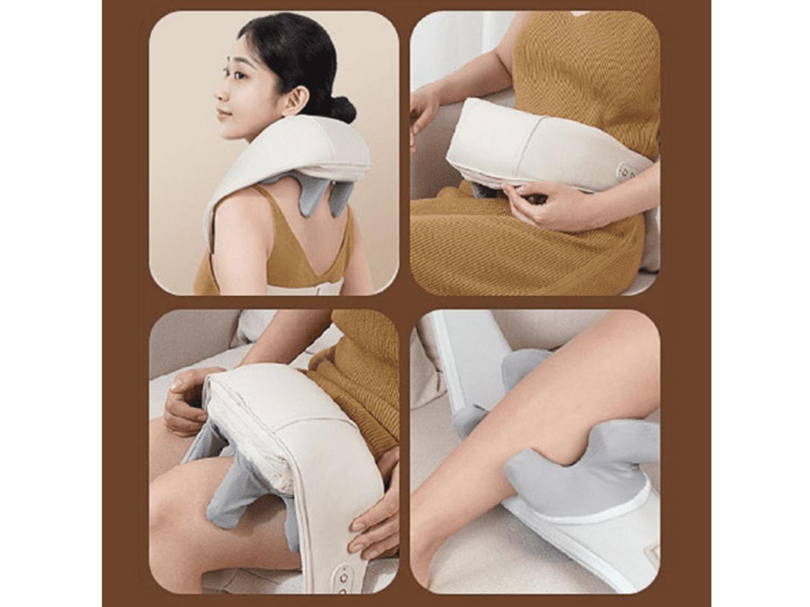 Con lăn silicon 6D tạo cảm giác massage êm ái và sâu hơn.