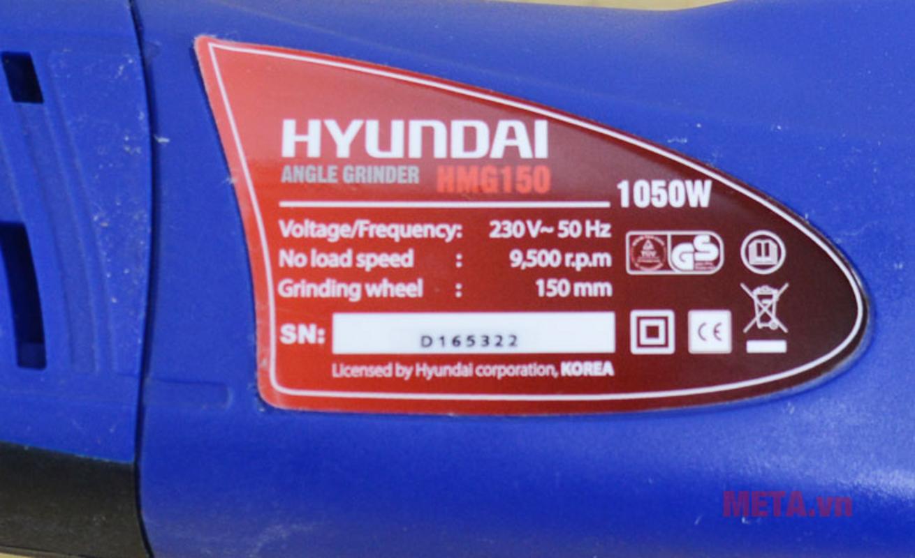 Công suất 1.050W hỗ trợ mài cắt ổn định
