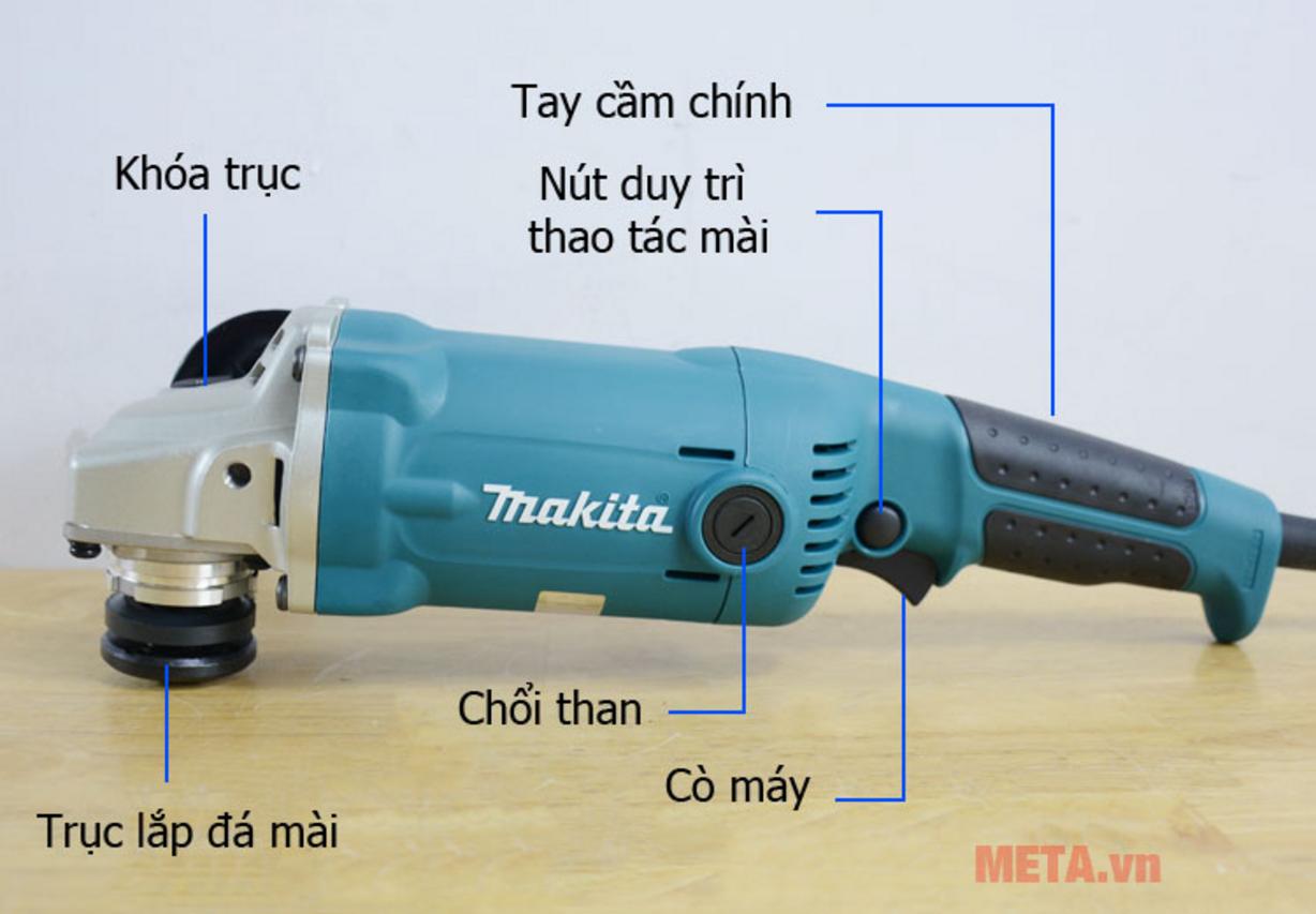 Công suất 1.050W cho hiệu suất cắt mài mạnh mẽ