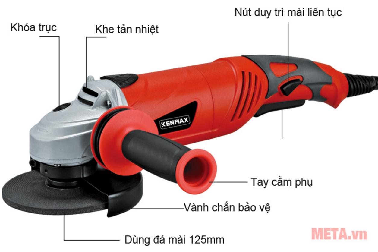 Công suất 1.400W giúp mài nhanh và khỏe hơn.