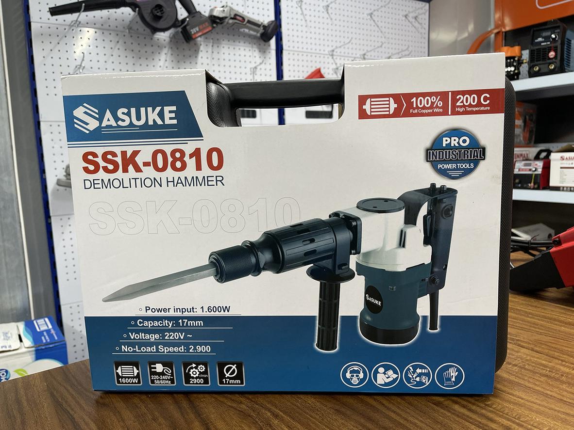 Công suất 1.600W cho lực đục mạnh