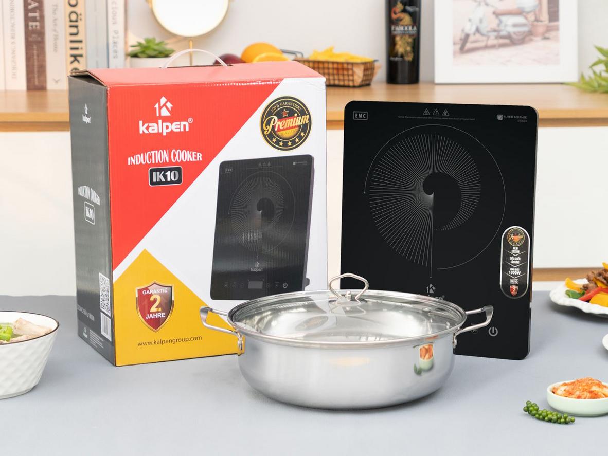 Công suất 1800W giúp nấu nhanh hơn.
