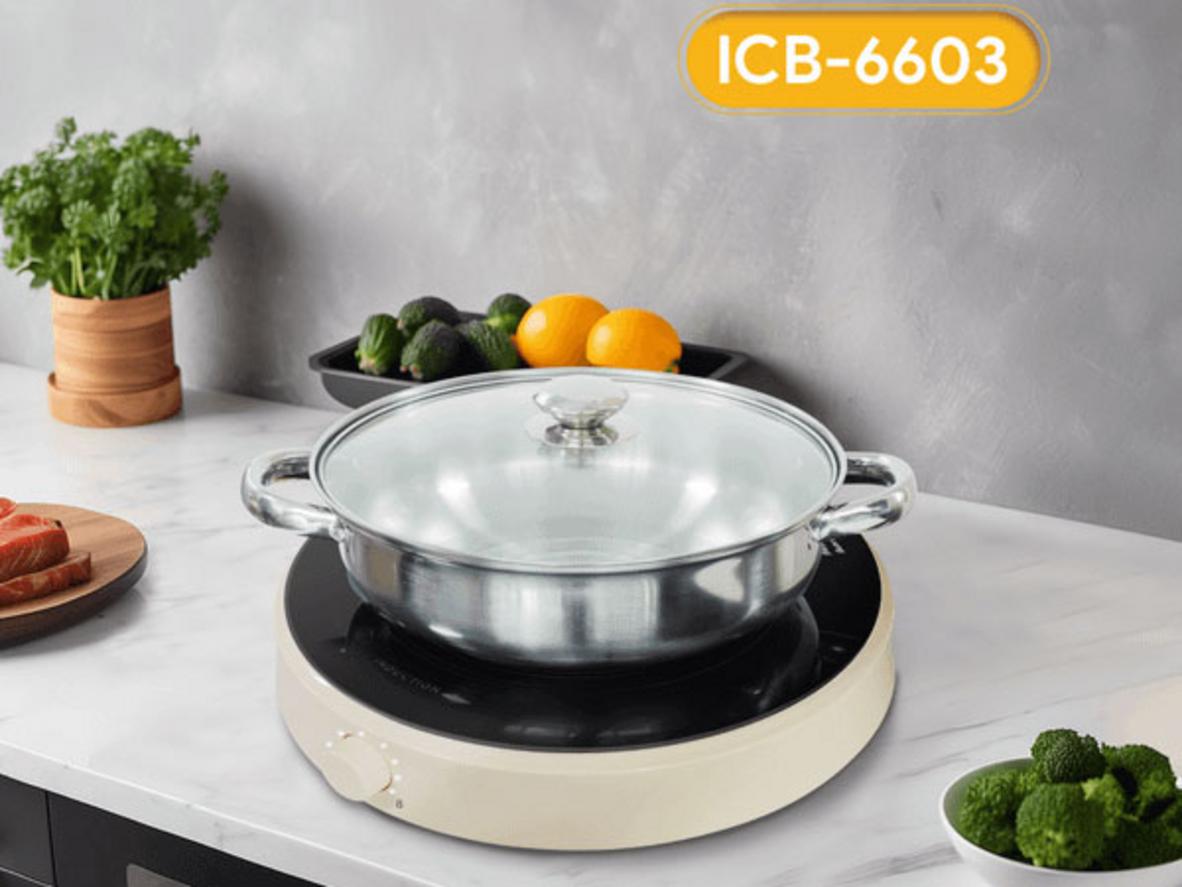 Công suất 2000W giúp nấu nhanh, tiện cho bữa ăn hằng ngày.