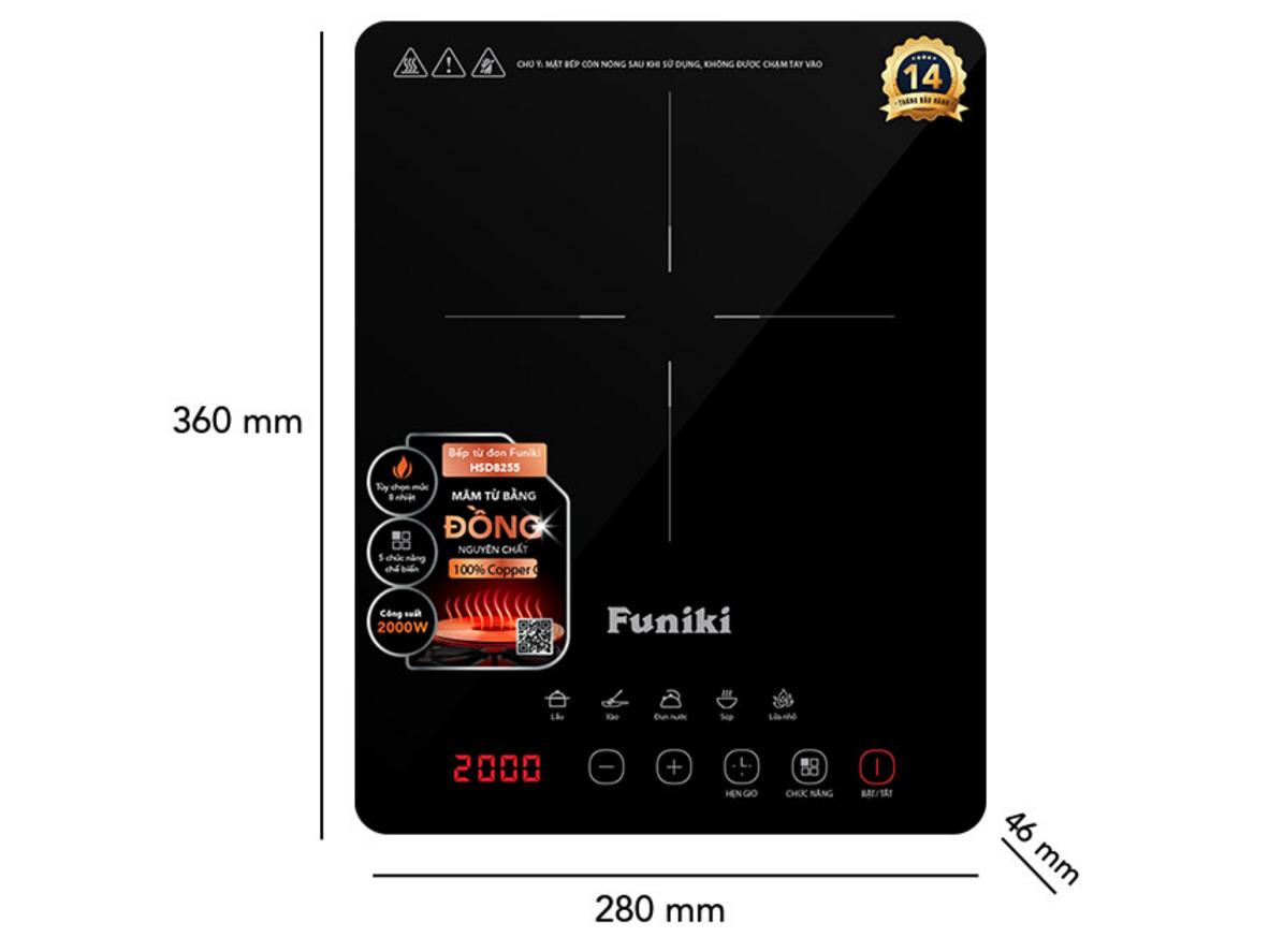 Công suất 2000W giúp nấu nhanh, tiết kiệm thời gian.