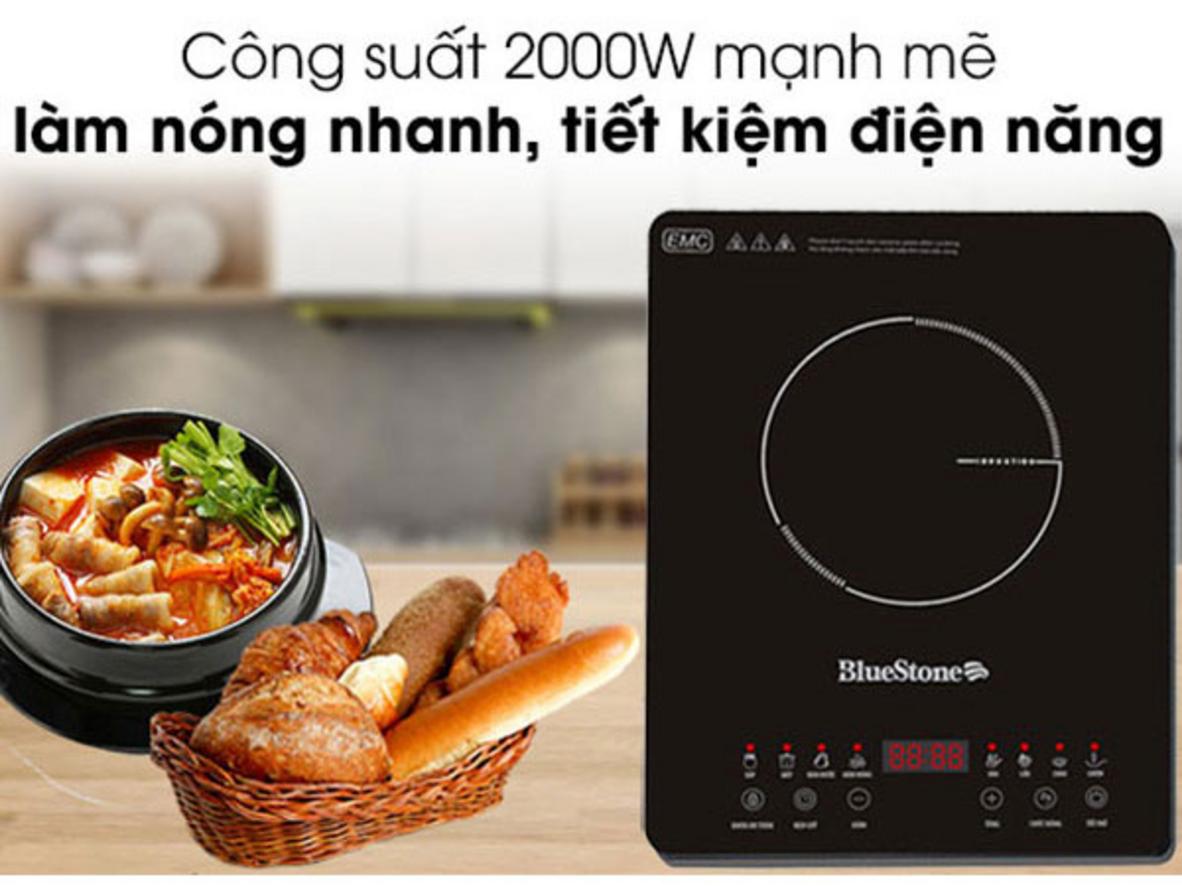 Công suất 2.000W giúp nấu nhanh hơn mỗi ngày.