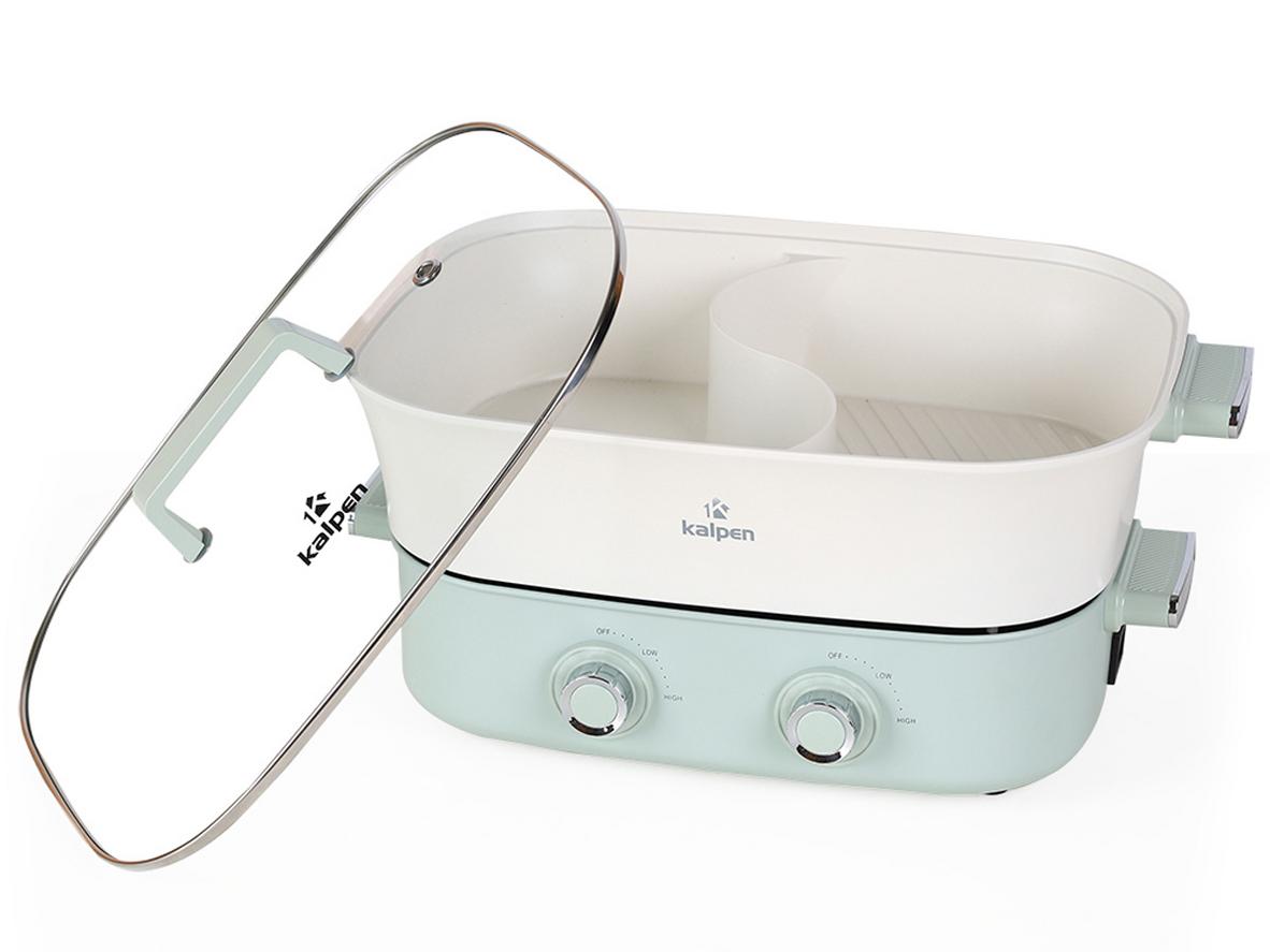 2200W mạnh mẽ, 2 vùng nhiệt độc lập