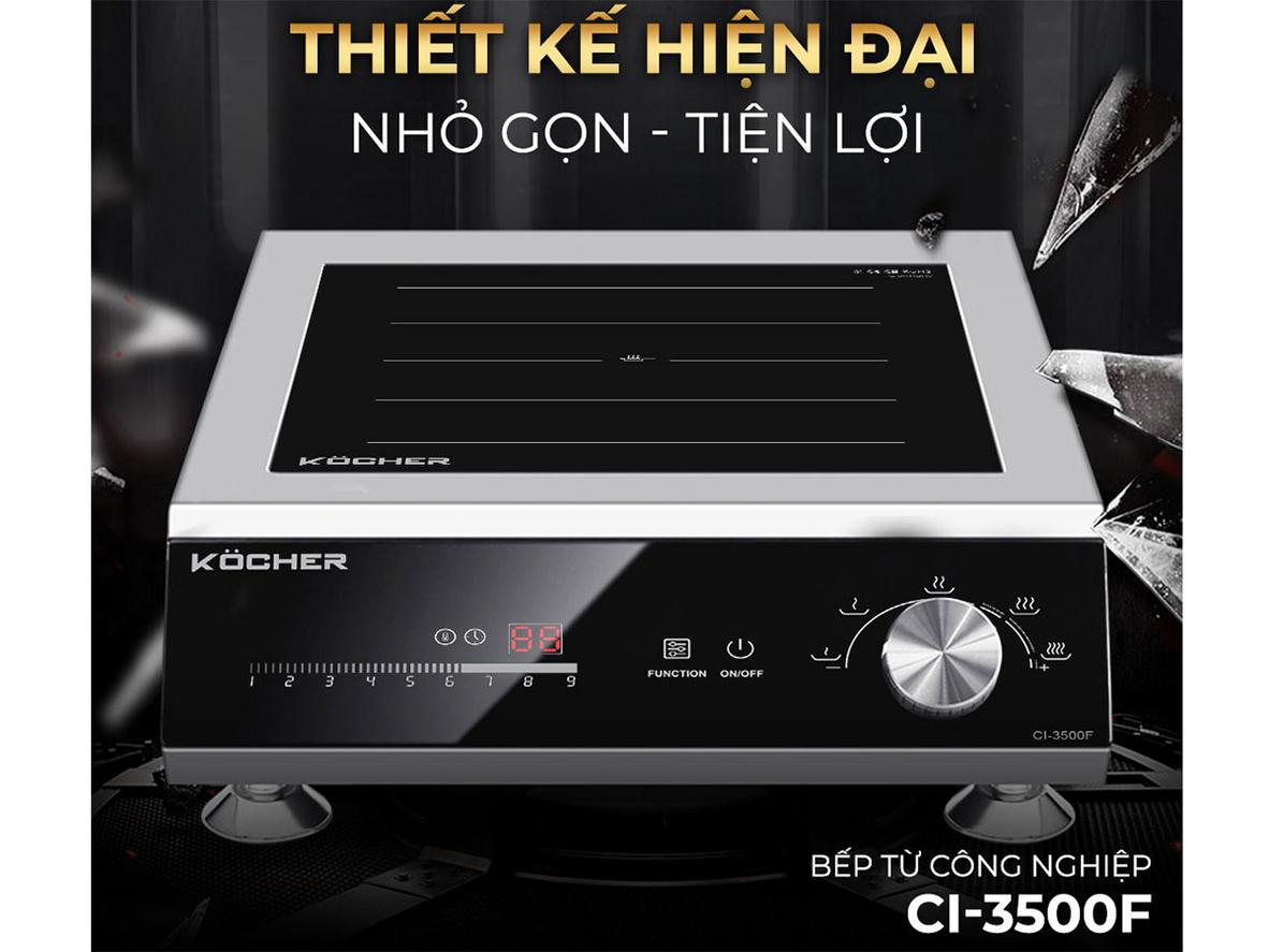 Công suất 3500W và mâm nhiệt kép giúp nấu nhanh hơn.