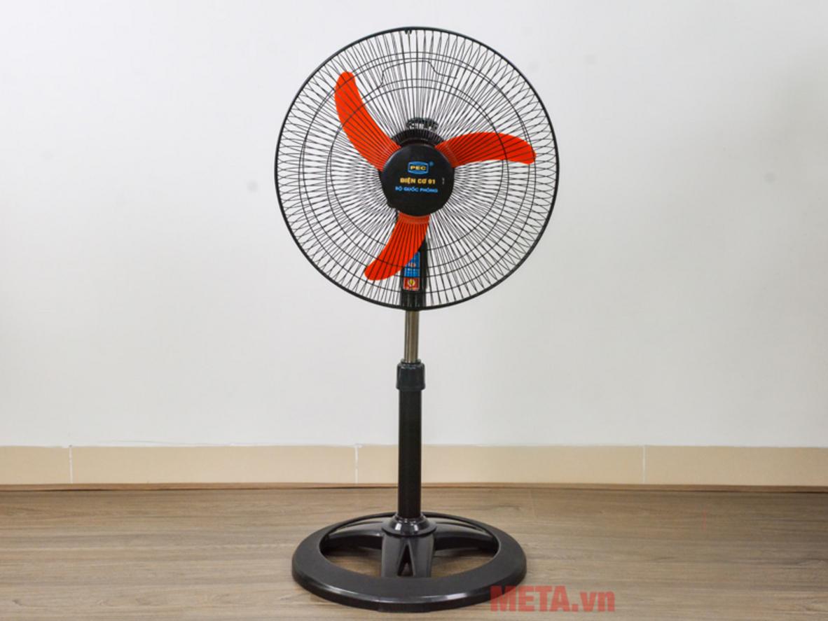 44W và lưu lượng gió mạnh giúp làm mát nhanh