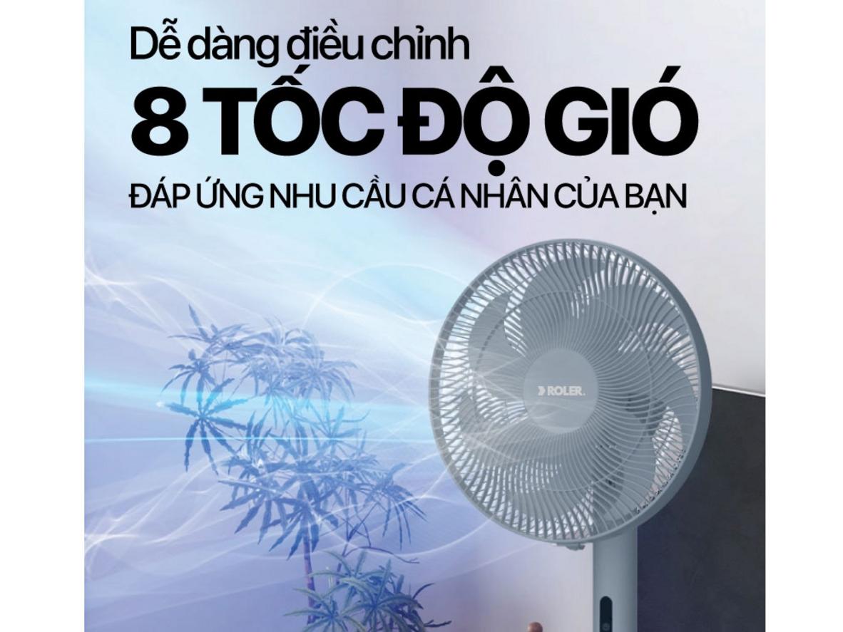 Công suất 50W giúp làm mát nhanh mà vẫn tiết kiệm điện