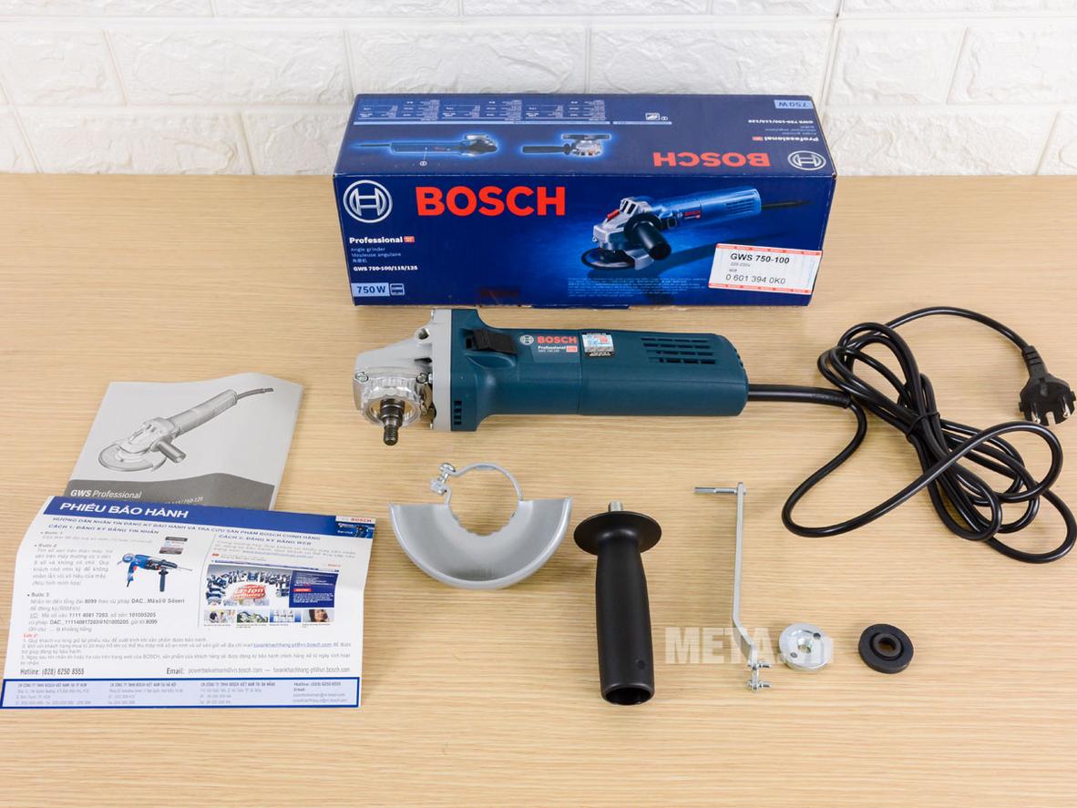 750W giúp mài cắt nhanh và ổn định