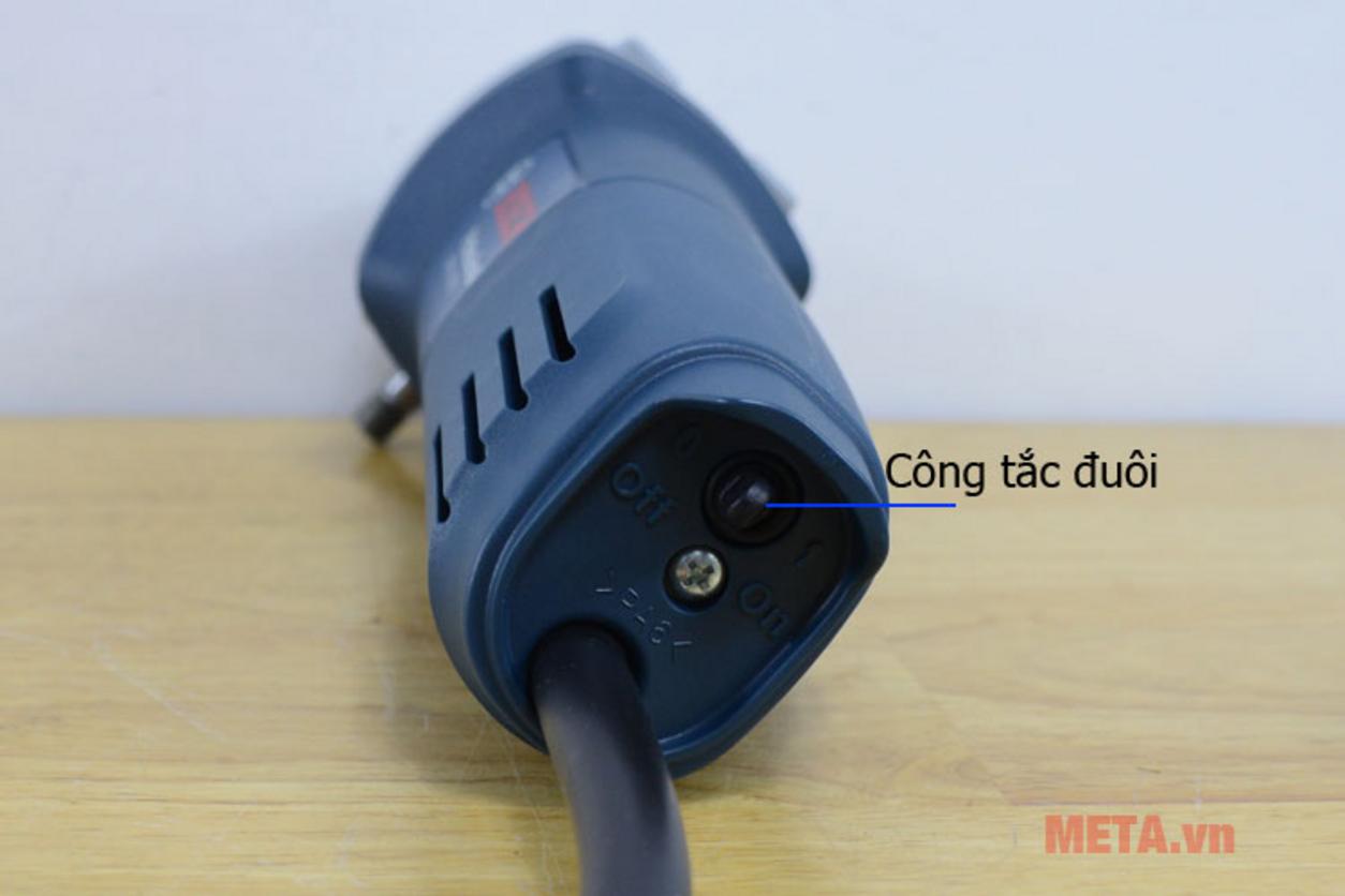 Công tắc đuôi và thân máy gọn tay