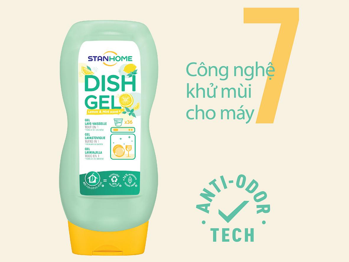 Công thức All-in-One 3 trong 1 tiện lợi cho máy rửa bát