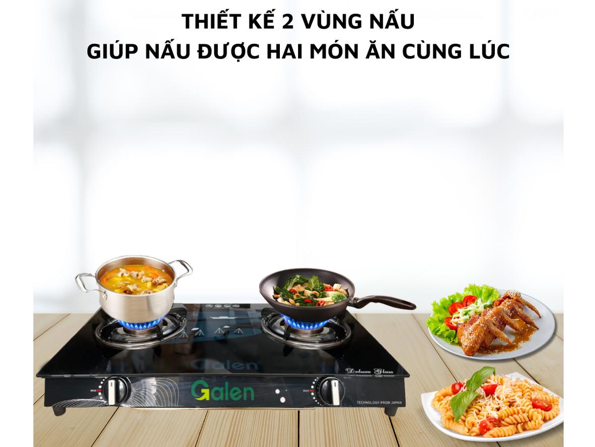Đánh lửa Magneto và 2 vùng nấu tiện lợi