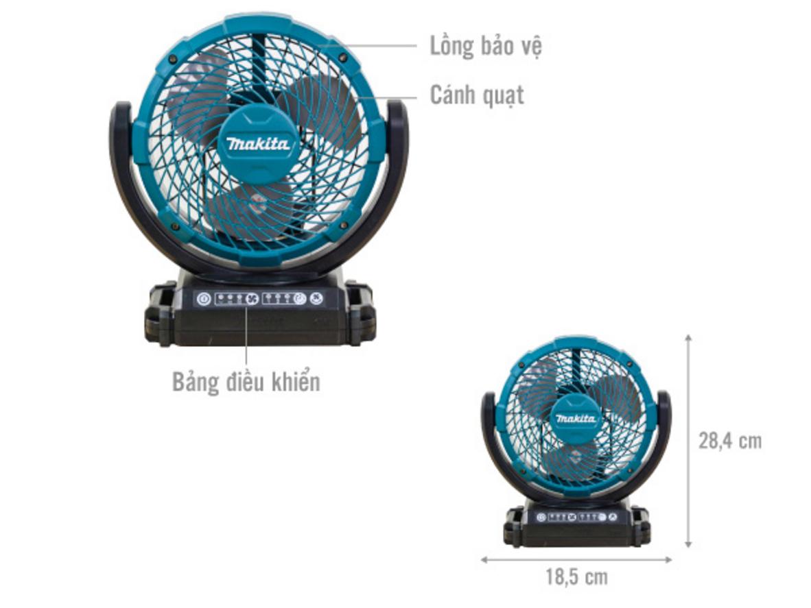 Dao động tự động 45° giúp gió trải đều
