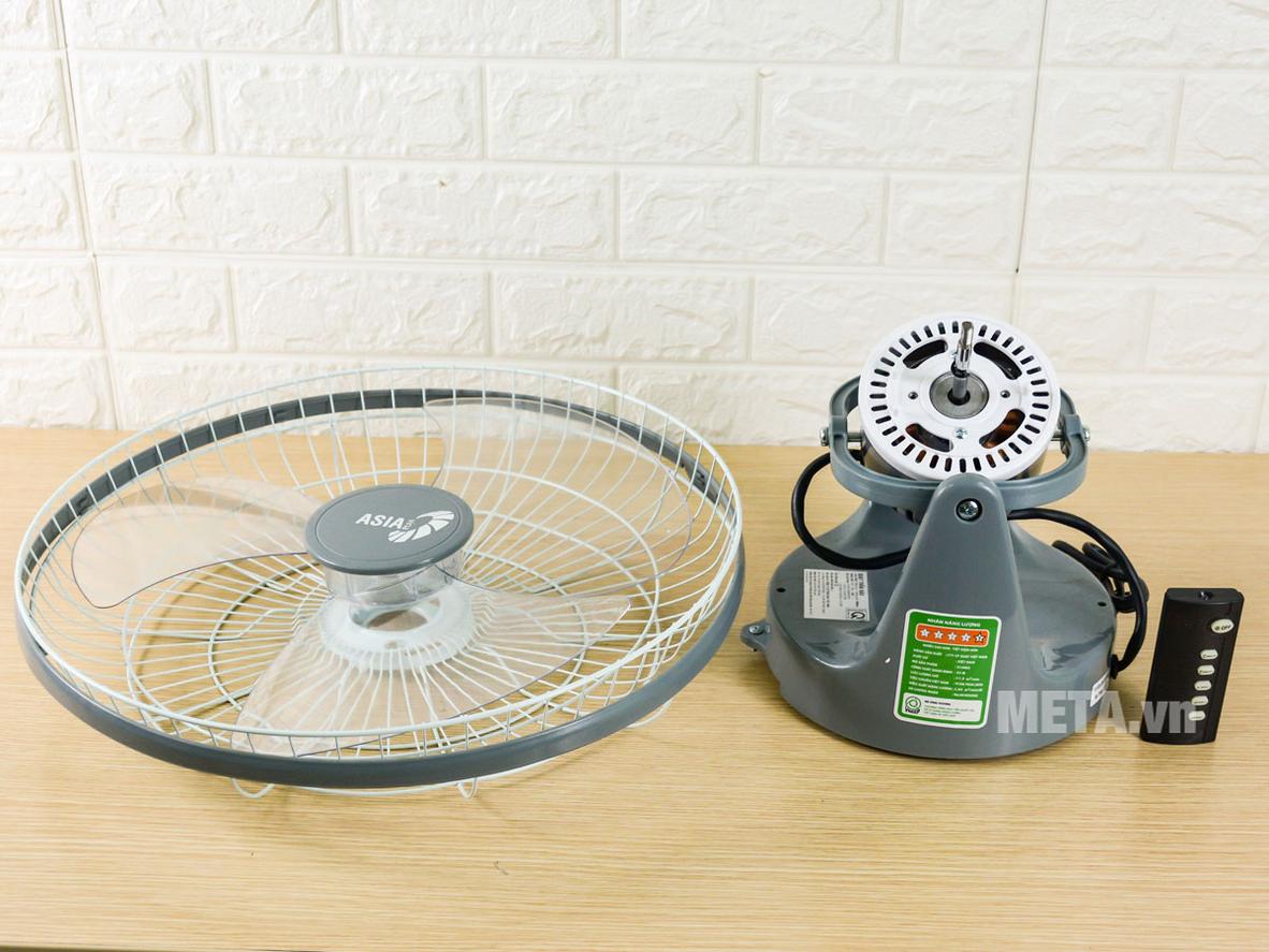 Đảo gió 360 độ giúp mát đều