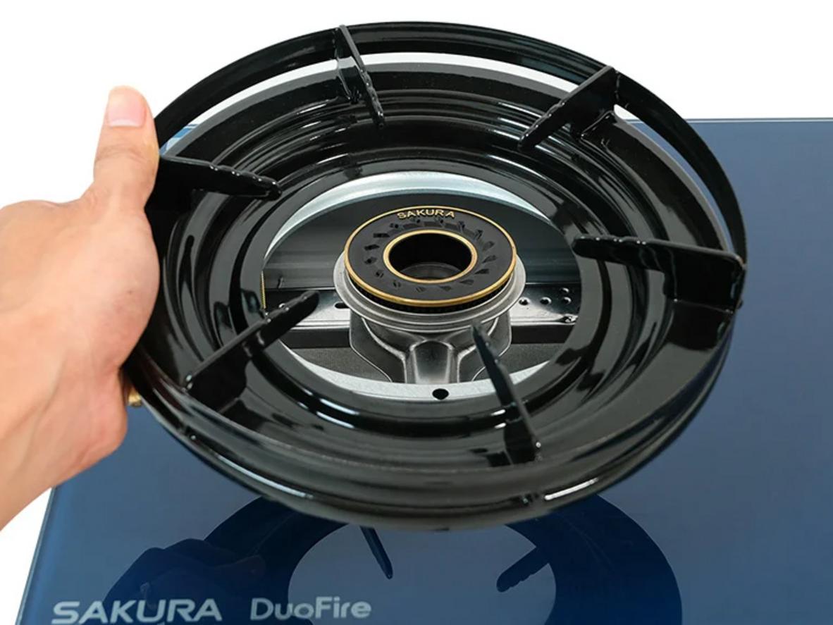 Đầu đốt đồng thau Ø100mm và Ø82mm, công suất 4.300W