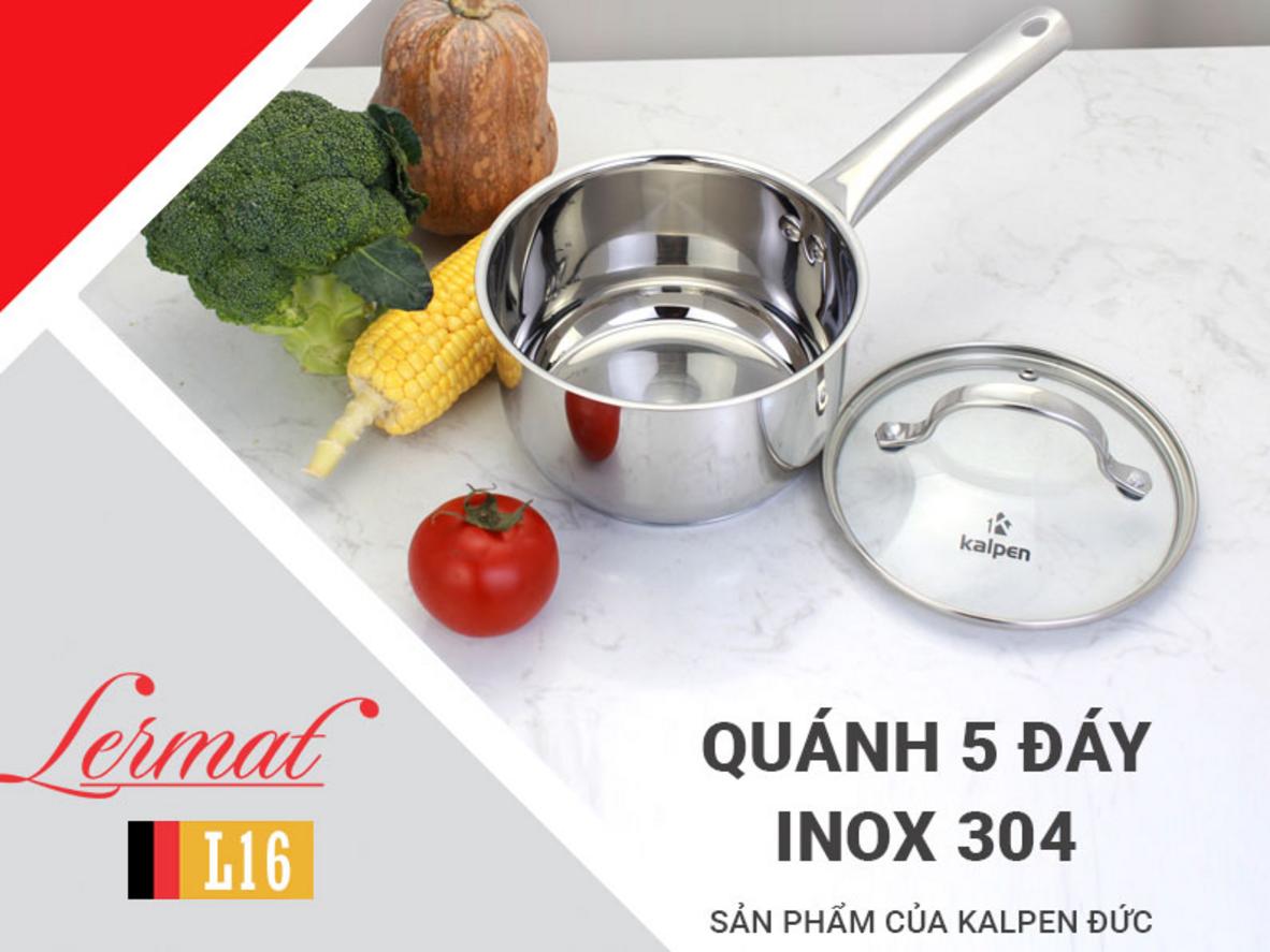 Đáy 5 lớp giúp truyền nhiệt đều và giữ nhiệt tốt