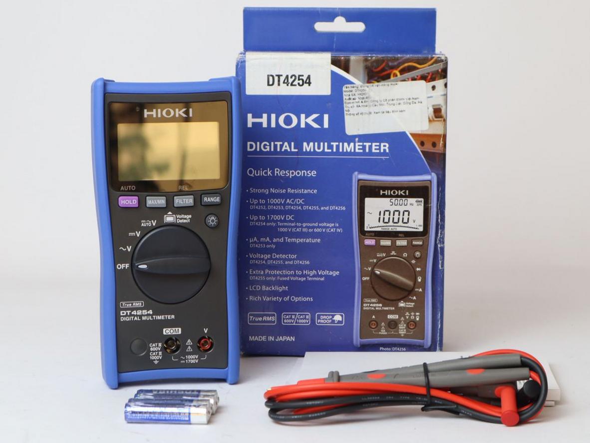 Dải đo 1500V DC và 1000V AC cho điện mặt trời, công nghiệp