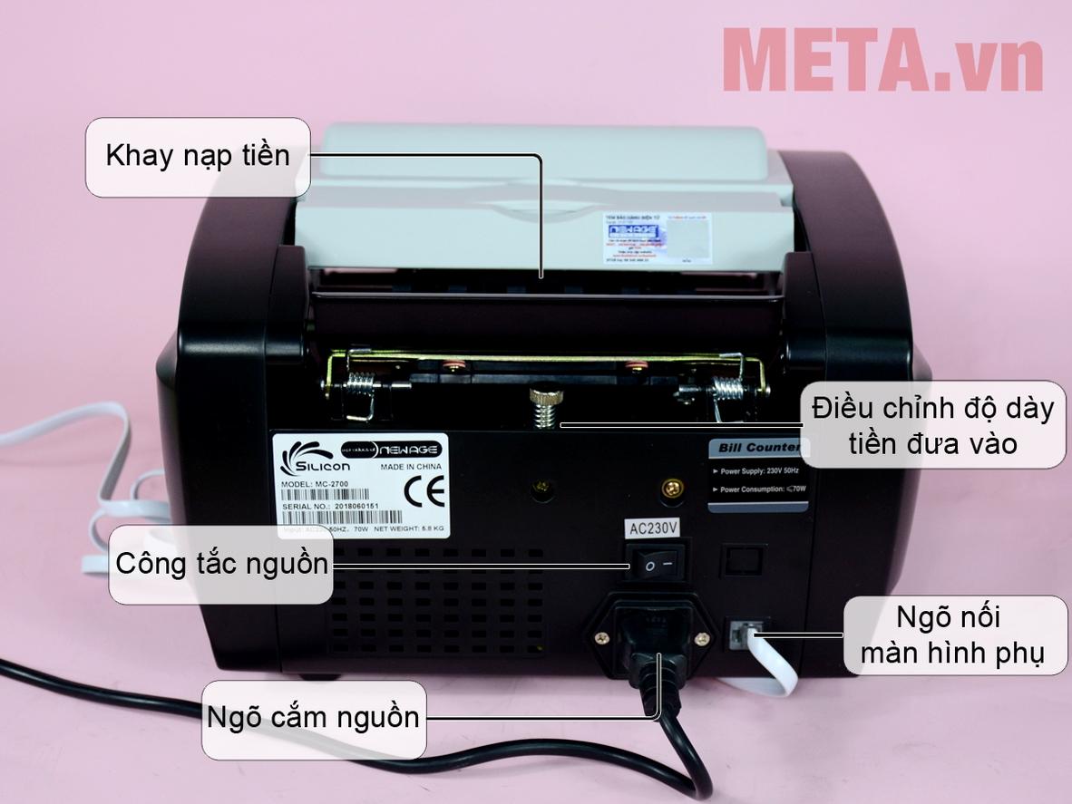 Tốc độ đếm 1.000 tờ/phút mang lại hiệu quả xử lý tiền mặt nhanh chóng hơn.
