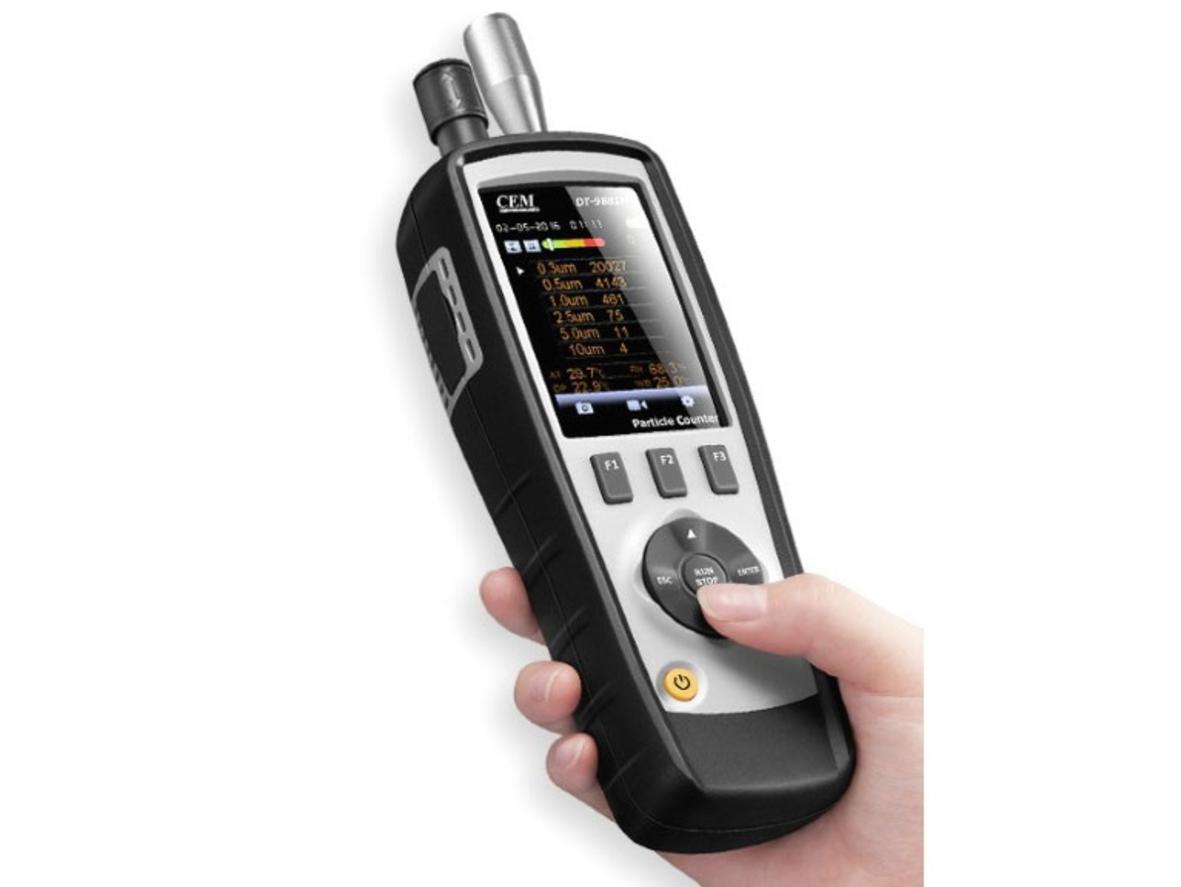 Đo 6 kênh hạt tiểu phân trên CEM DT-9881