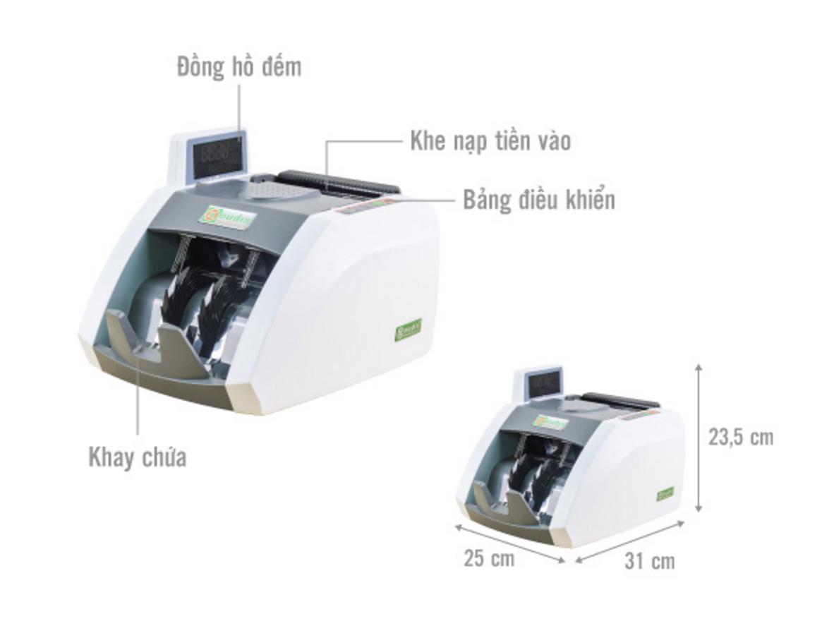 Tốc độ đếm nhanh giúp tối ưu vận hành quầy thu ngân