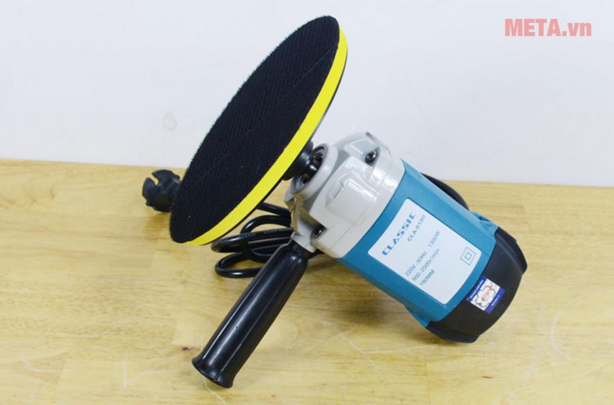 Đĩa chà 180mm giúp đánh bóng nhanh và đều hơn.