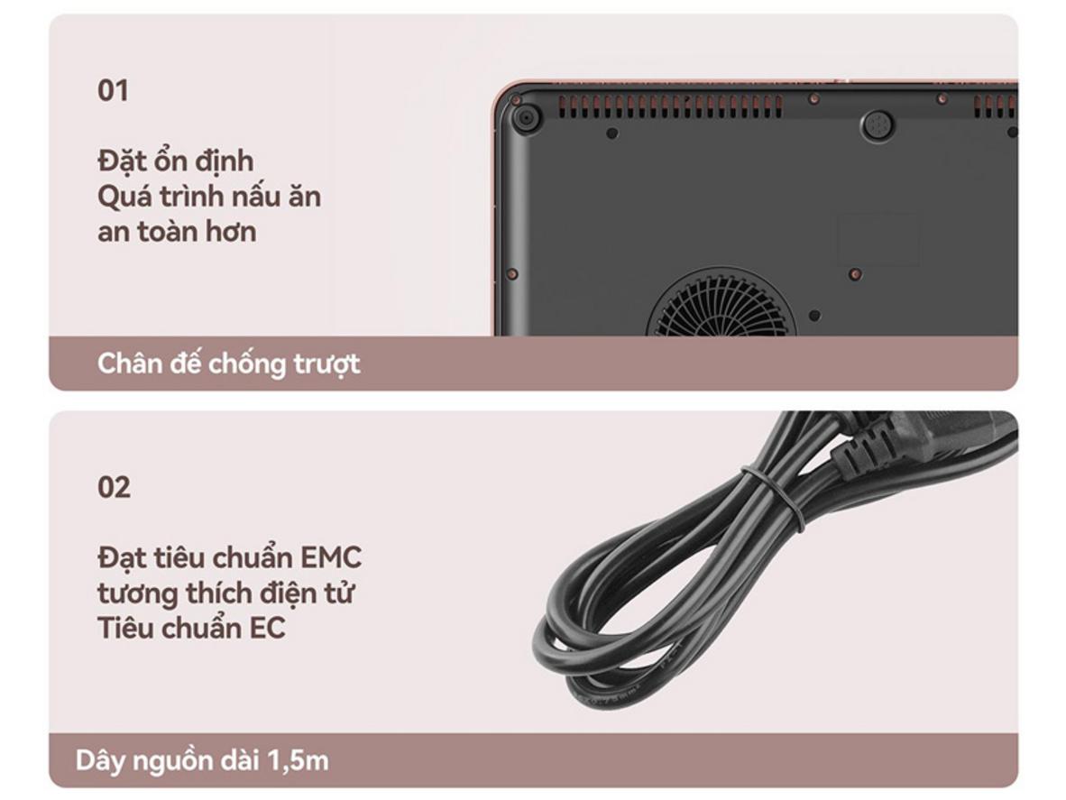 Điều khiển kép giúp thao tác dễ cho nhiều đối tượng sử dụng.