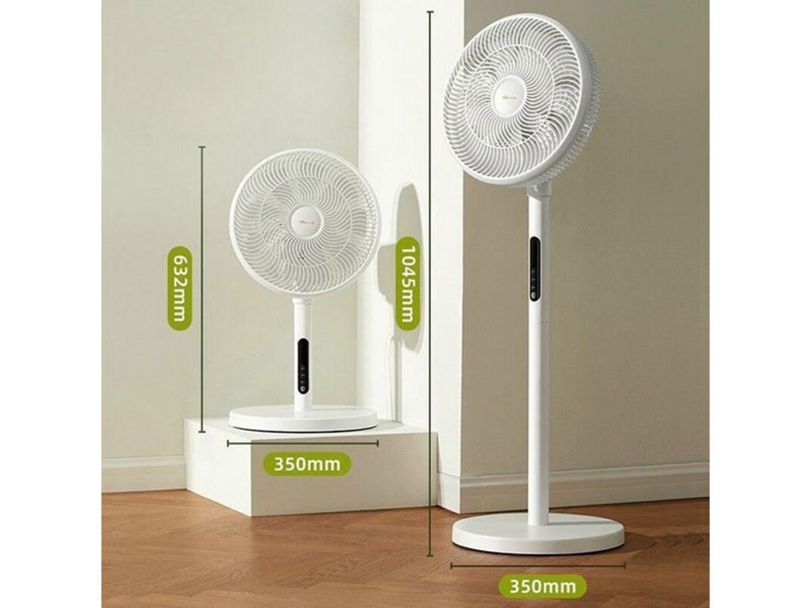 Điều khiển từ xa và hẹn giờ 8 tiếng tiện lợi cho ban đêm
