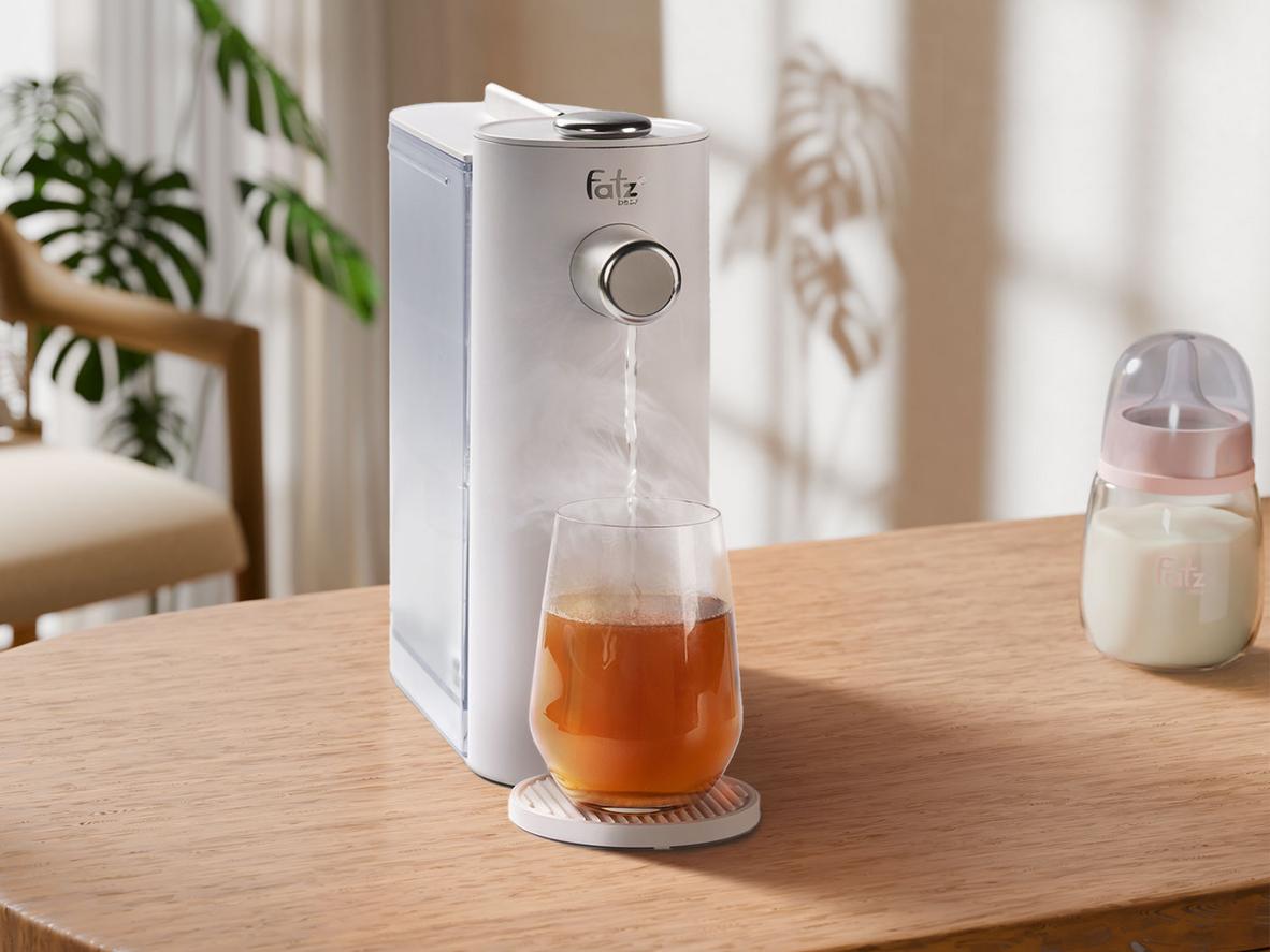 4 mức định lượng nước giúp lấy đúng lượng nhanh và tiện.
