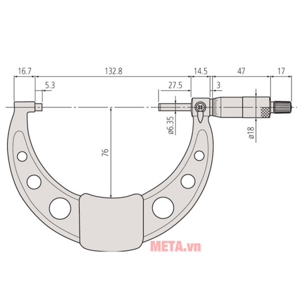 Sai số ±3µm hỗ trợ kiểm soát chất lượng chính xác hơn.
