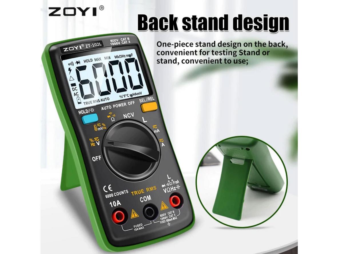 Đo cuộn cảm 60H là điểm nổi bật của Zoyi ZT-102L