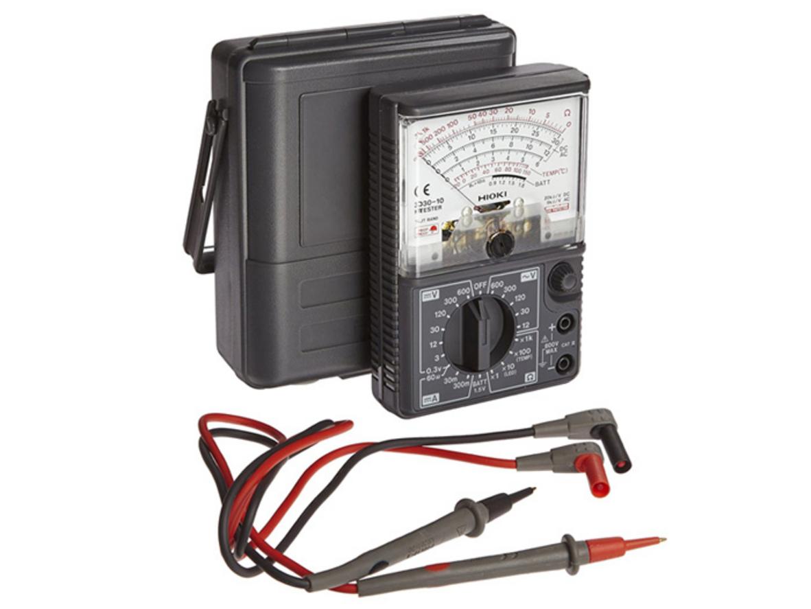Đo điện áp AC/DC 600V trực quan với Hioki 3030-10