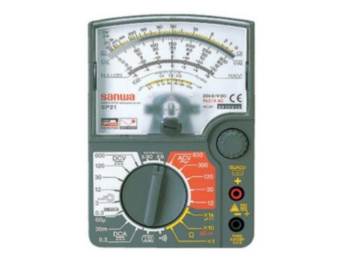 Đo điện áp AC/DC 600V với Sanwa SP21