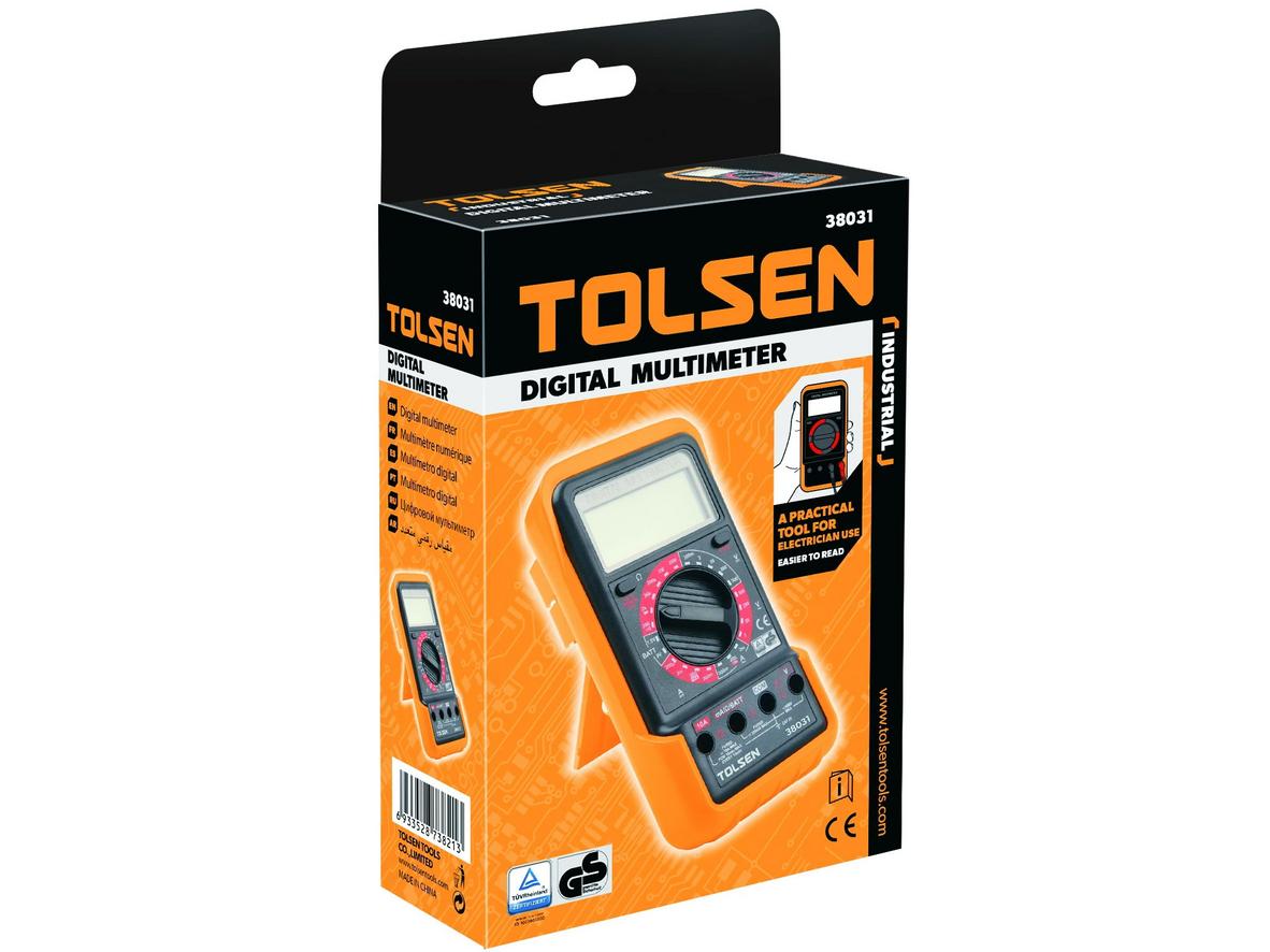 Đo điện áp AC/DC nhanh và rõ trên Tolsen 38031