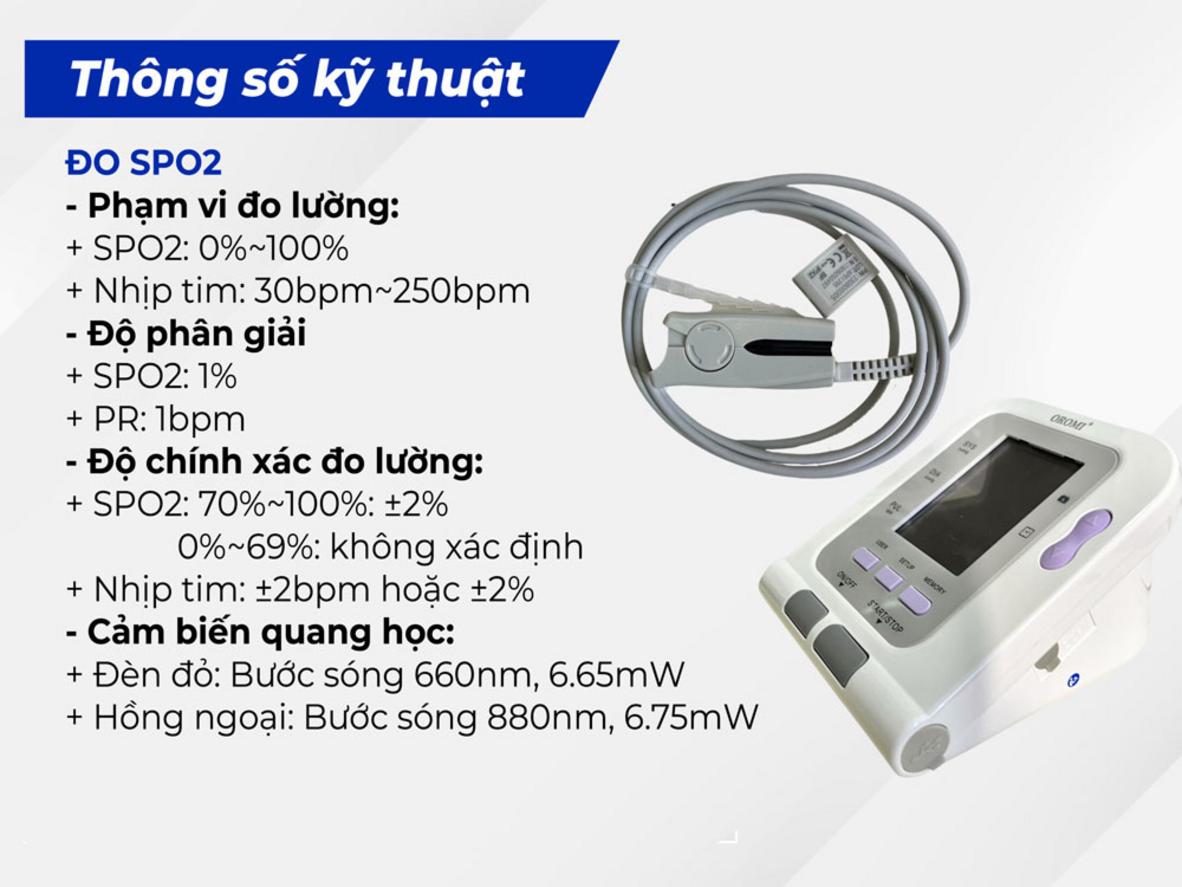 Đo huyết áp, nhịp tim và SpO2 trong một thiết bị gọn gàng. No.1