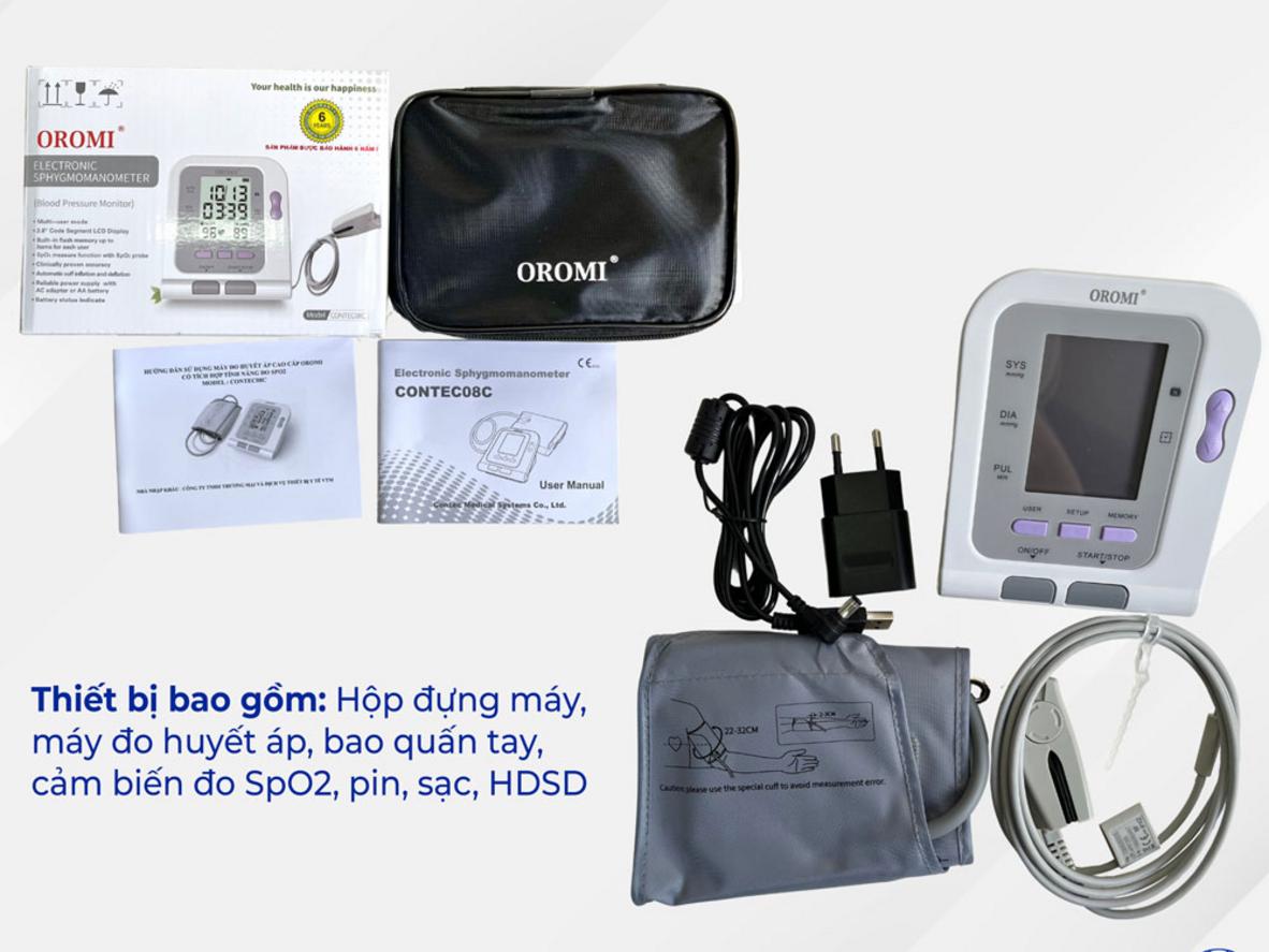 Đo huyết áp, nhịp tim và SpO2 trong một thiết bị gọn gàng. No.1
