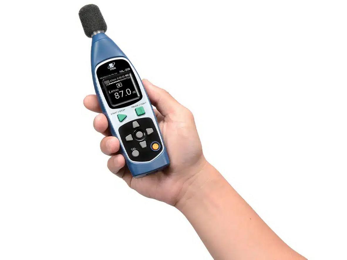 Dải đo rộng giúp Rion NL-28 dùng linh hoạt trong nhiều tình huống