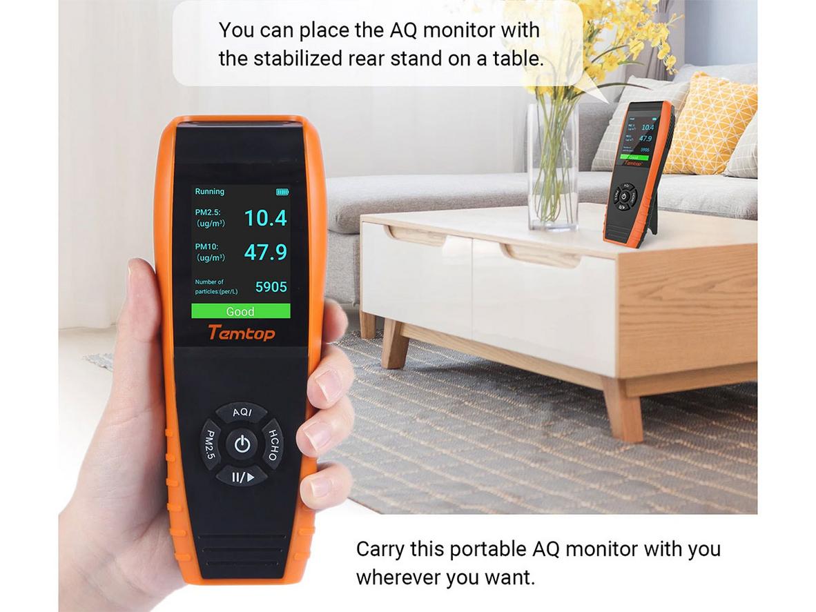 Theo dõi bụi mịn PM2.5 theo thời gian thực