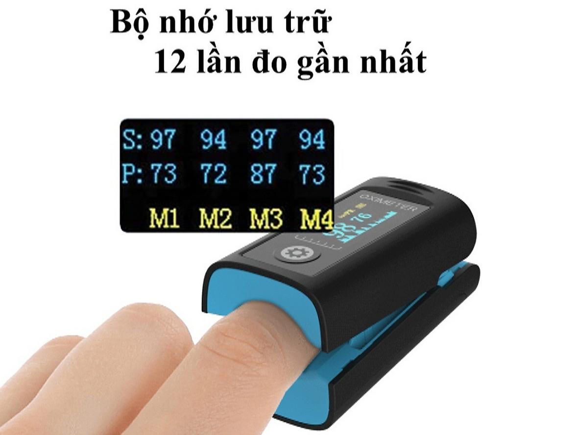 Đo SpO2, nhịp tim và PI rõ ràng ngay tại nhà