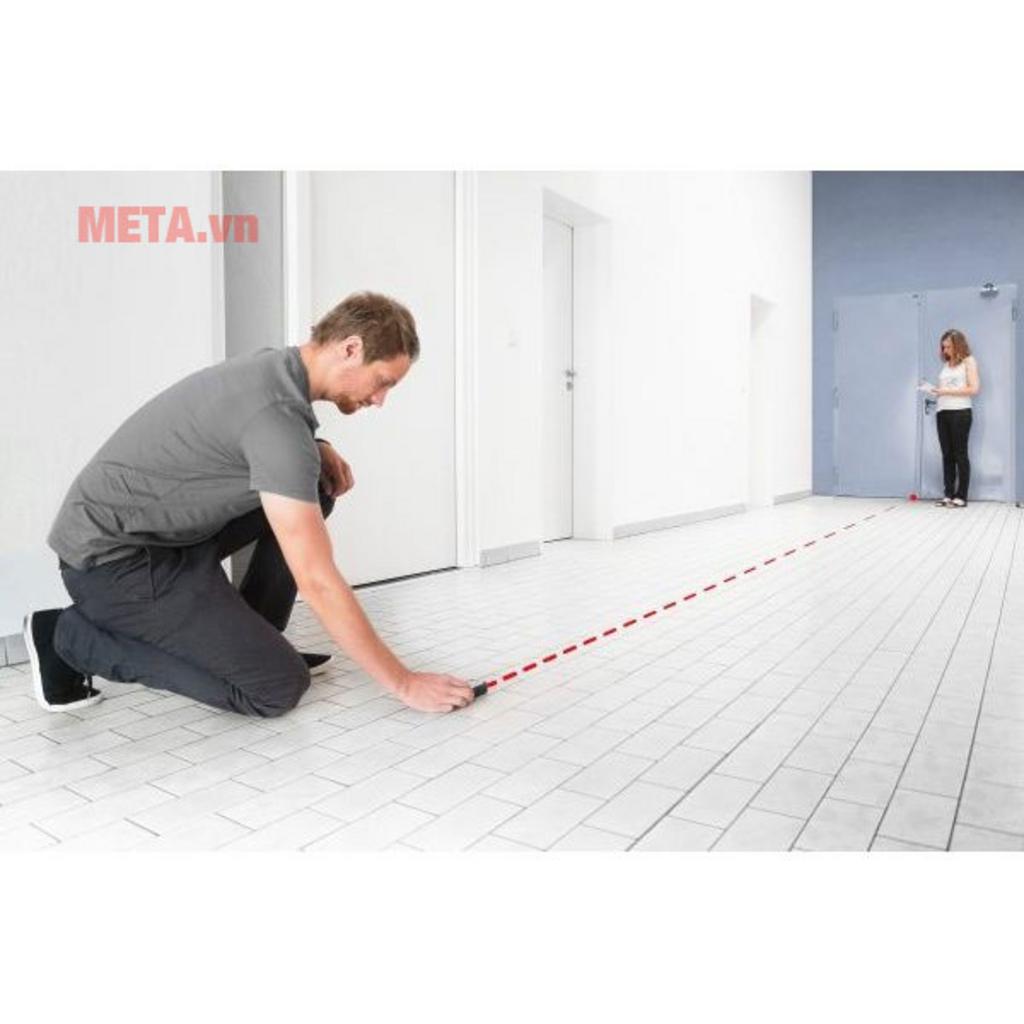 Phạm vi đo 0.05m–25m giúp xử lý tốt nhu cầu đo nhà cửa và nội thất.